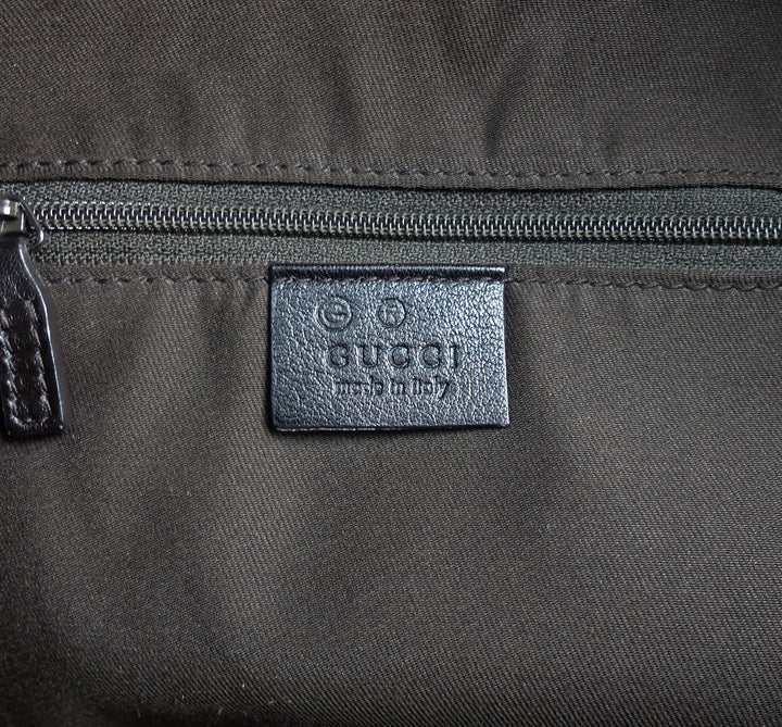 monogram nylon hobo bag