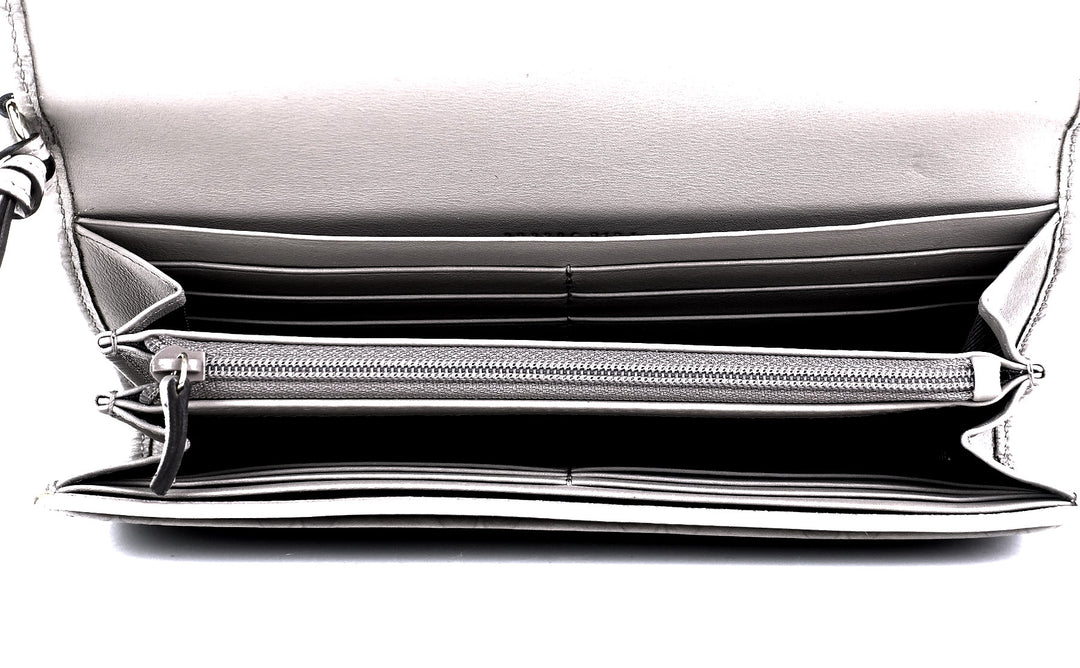guccissima leather continental wallet