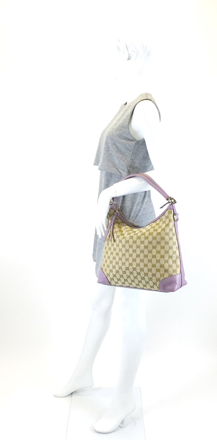 monogram canvas hobo bag