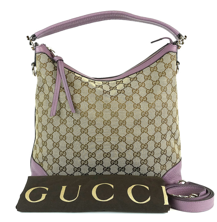 monogram canvas hobo bag