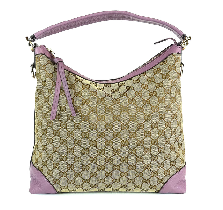 monogram canvas hobo bag