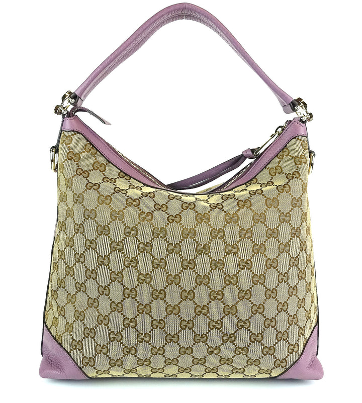 monogram canvas hobo bag