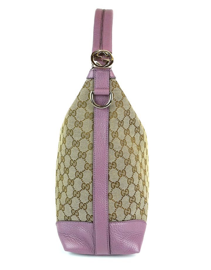 monogram canvas hobo bag