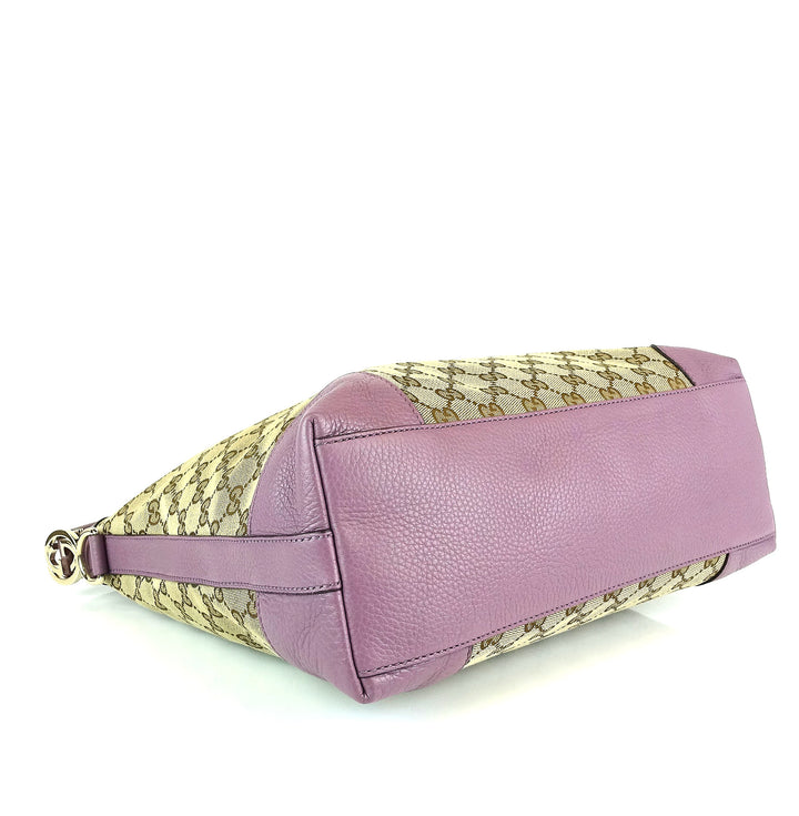 monogram canvas hobo bag