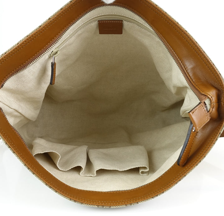 monogram canvas large messenger bag