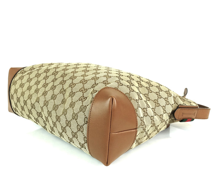 monogram canvas large messenger bag