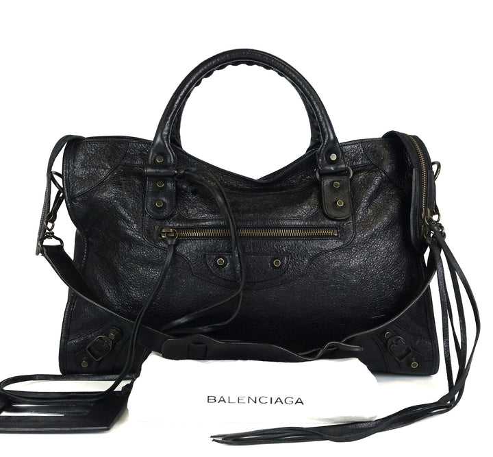 classic agneau leather city bag