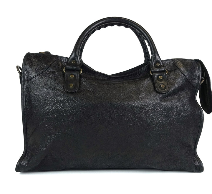 classic agneau leather city bag