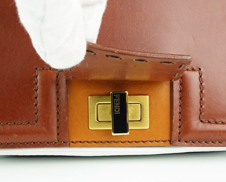 silvana smooth leather messenger bag