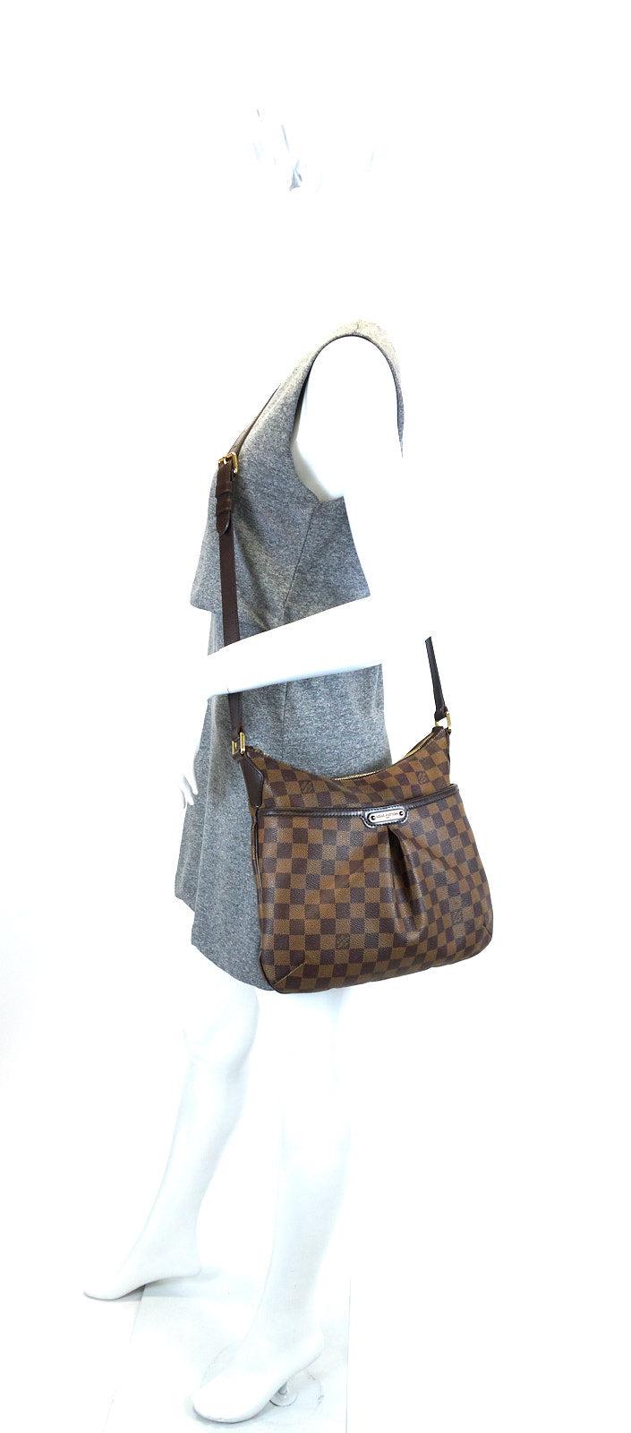bloomsbury pm damier ebene canvas bag
