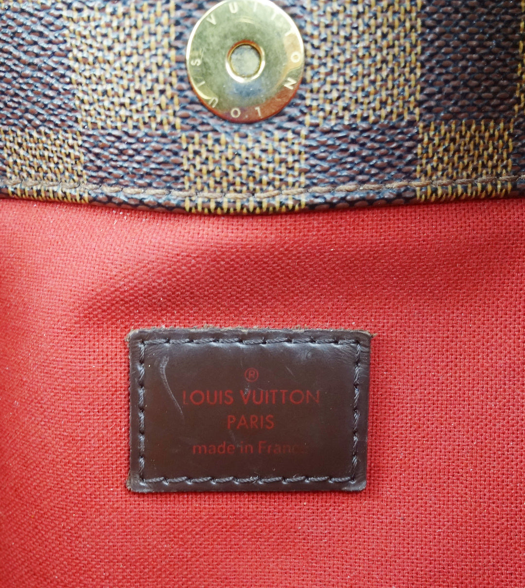 bloomsbury pm damier ebene canvas bag