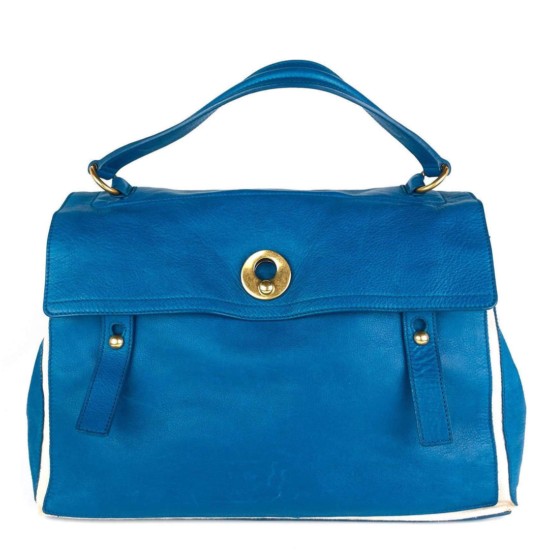 muse two bicolour calf leather handbag