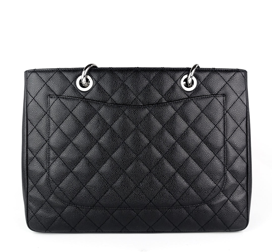 grand shopping tote gst caviar leather bag