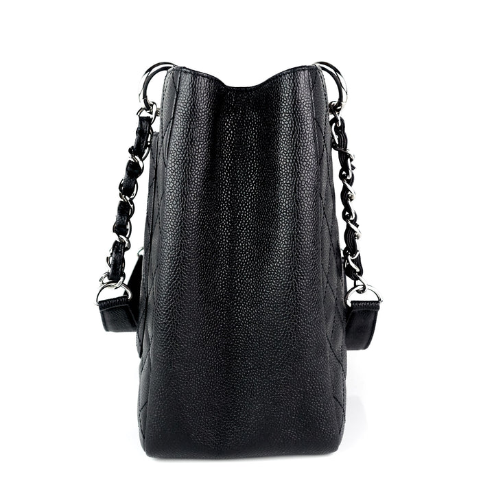 grand shopping tote gst caviar leather bag