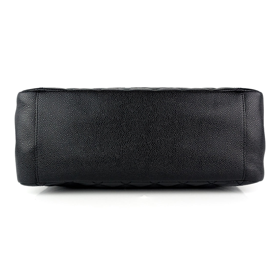 grand shopping tote gst caviar leather bag