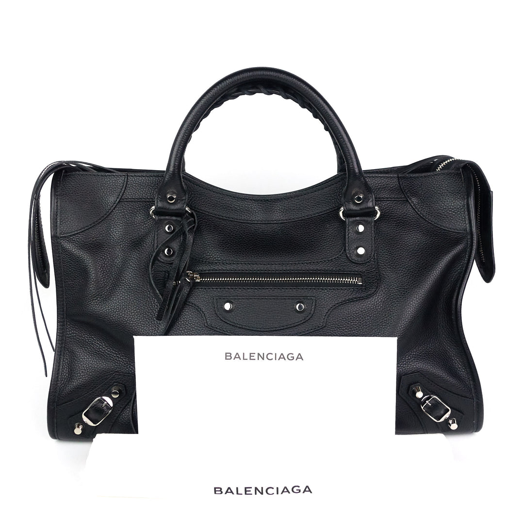 classic leather city bag