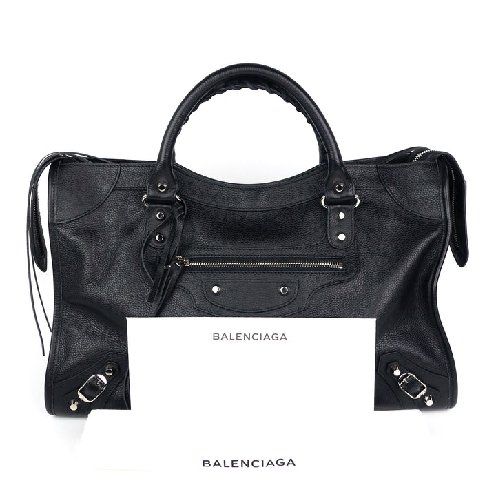 classic leather city bag