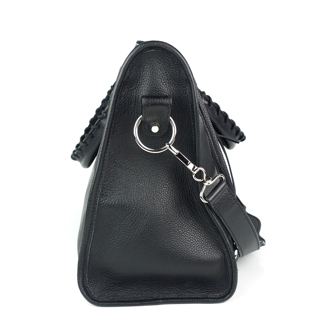 classic leather city bag