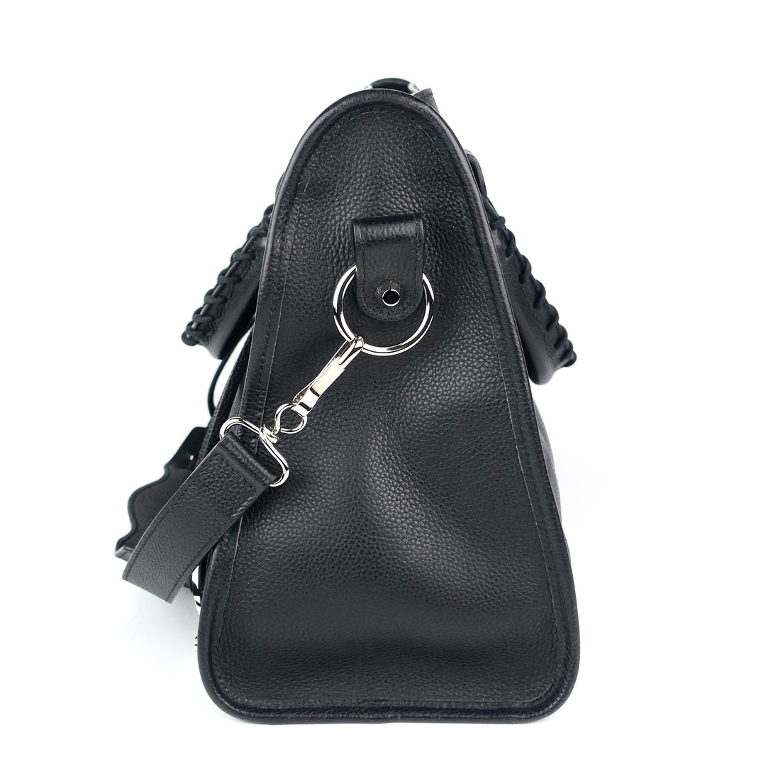 classic leather city bag
