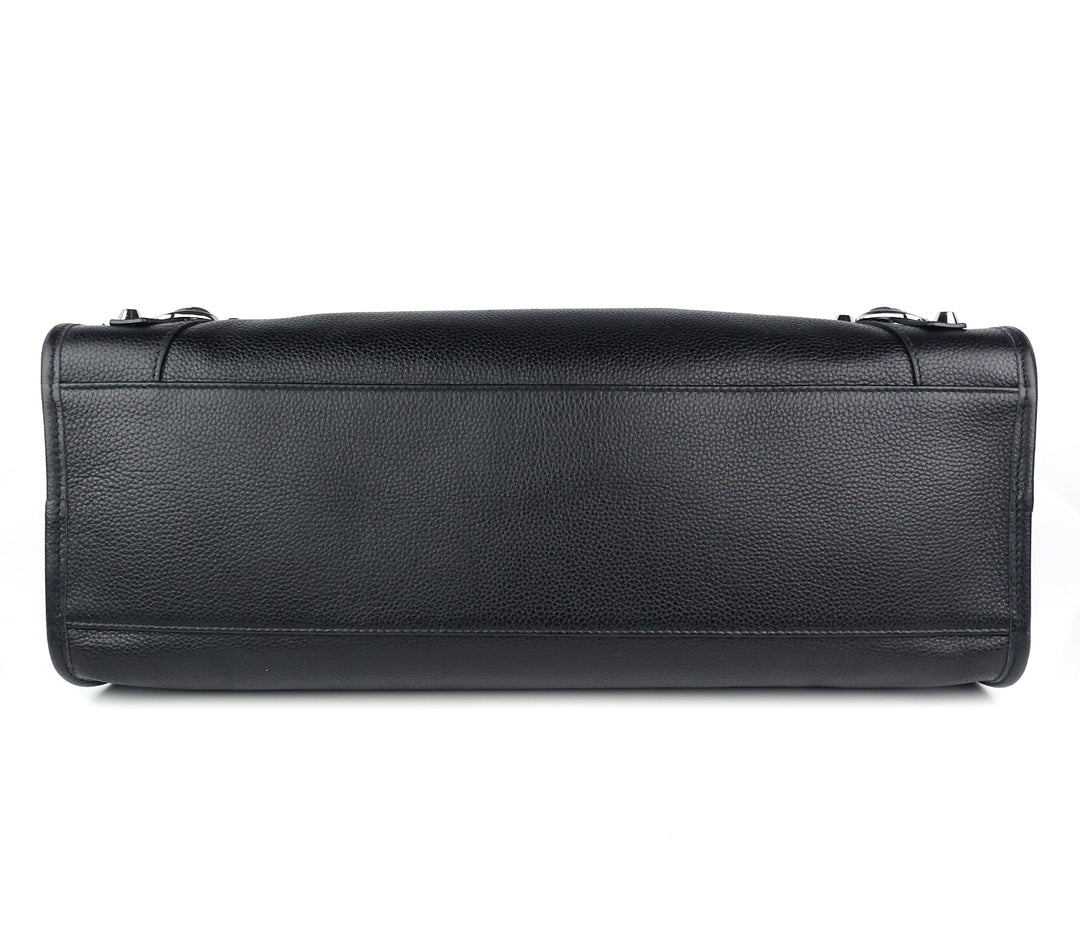 classic leather city bag