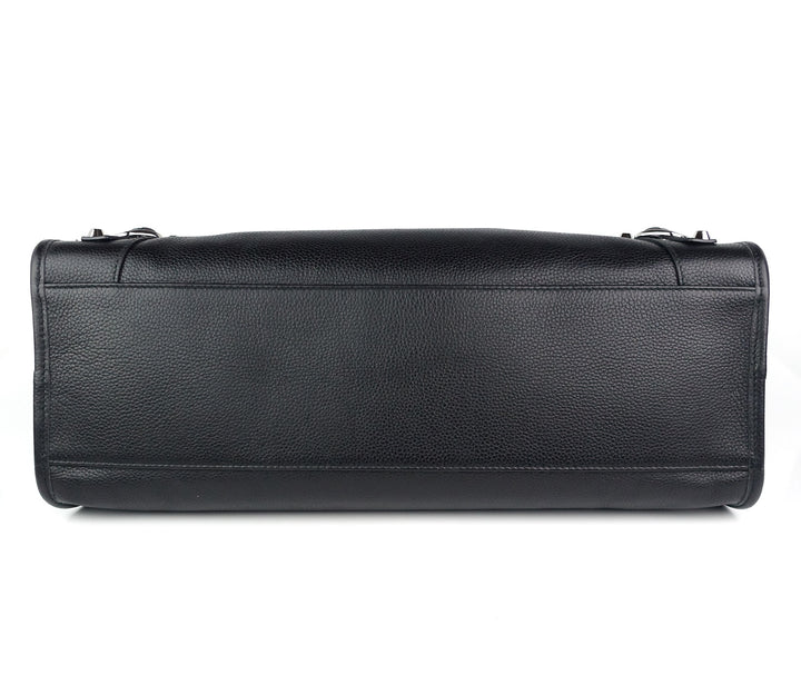 classic leather city bag