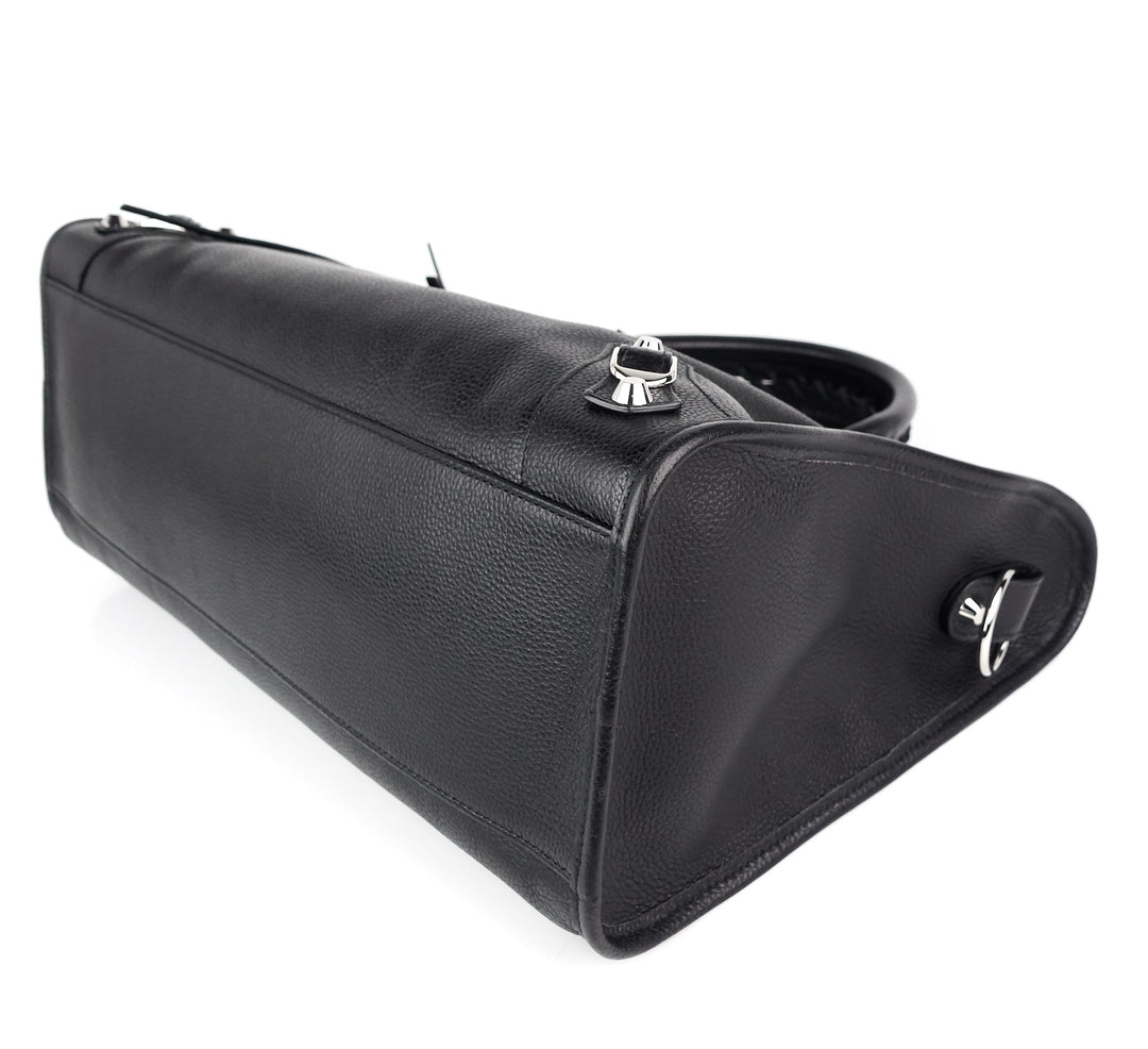 classic leather city bag