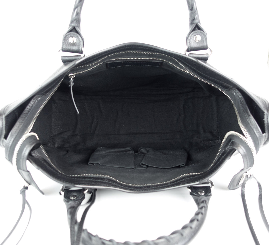 classic leather city bag