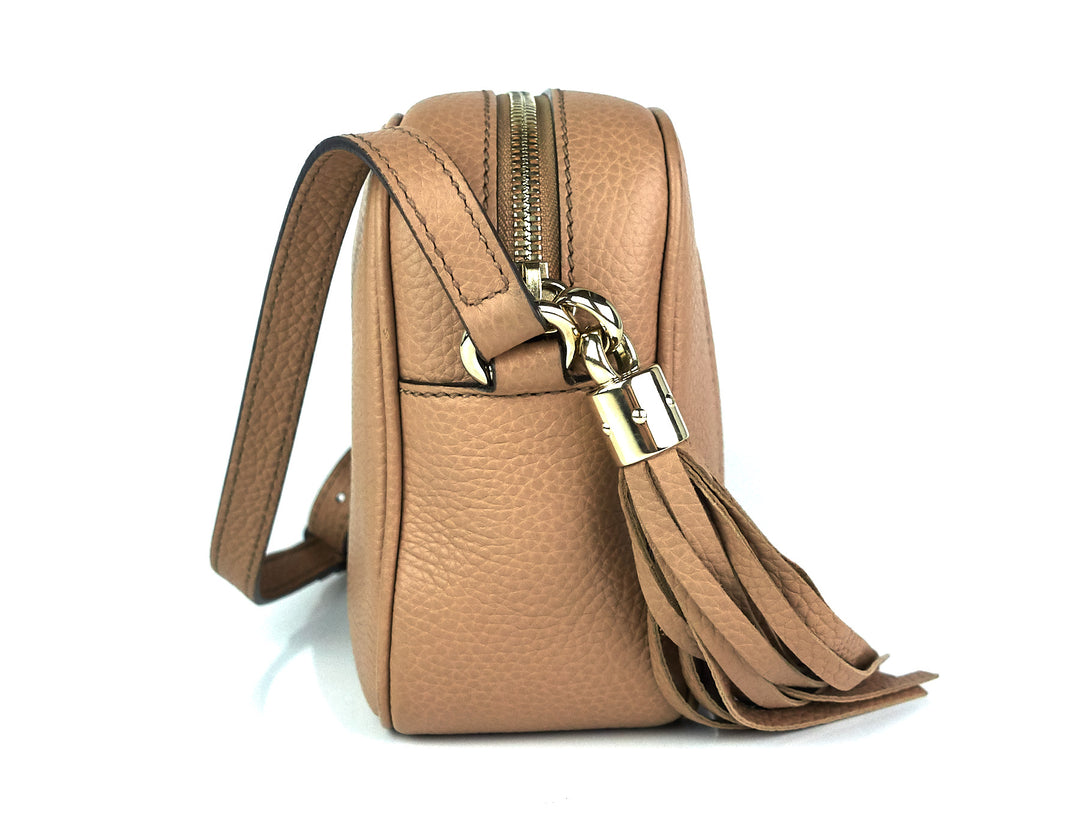 soho disco grained calf leather small crossbody bag