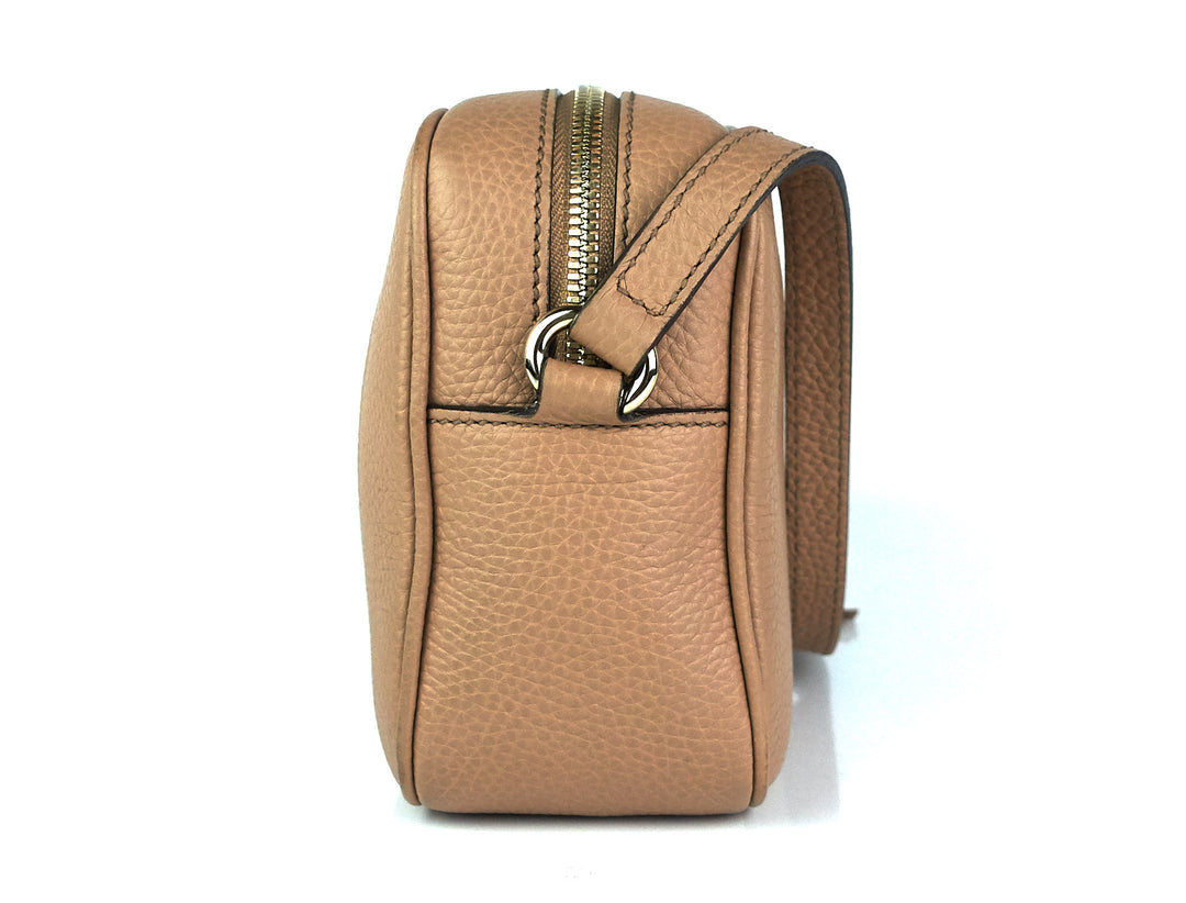 soho disco grained calf leather small crossbody bag