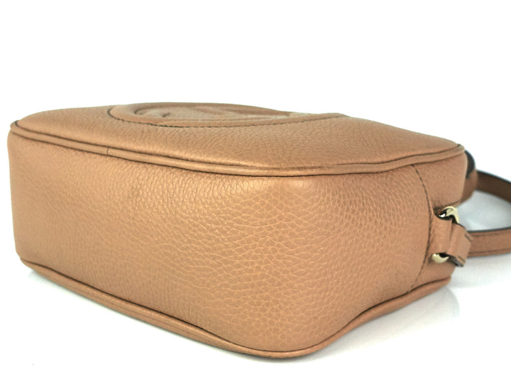 soho disco grained calf leather small crossbody bag