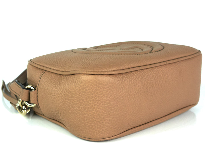 soho disco grained calf leather small crossbody bag
