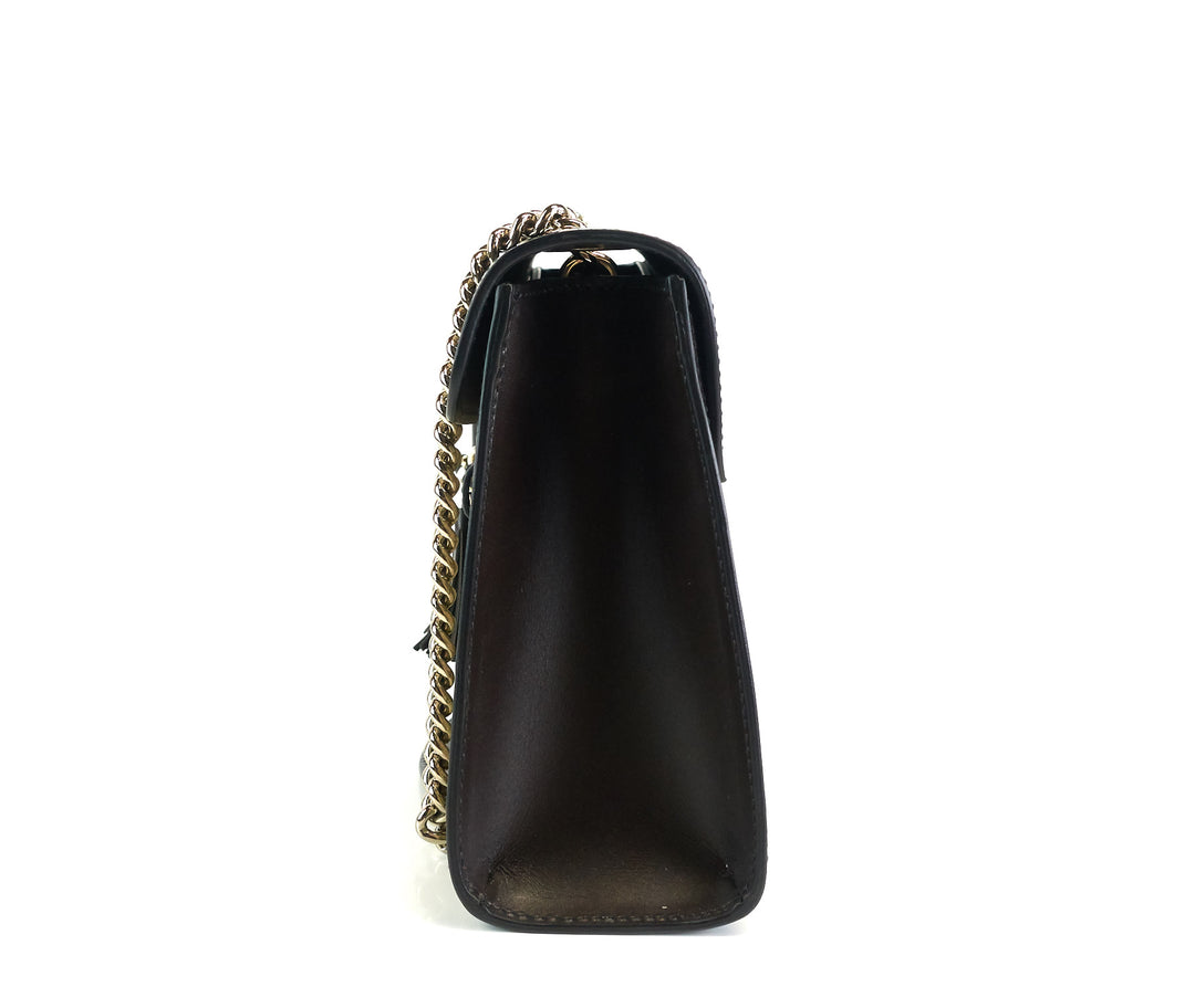 emily guccissima canvas chain bag