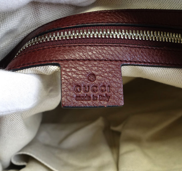 soho calf leather front flap pocket medium bag
