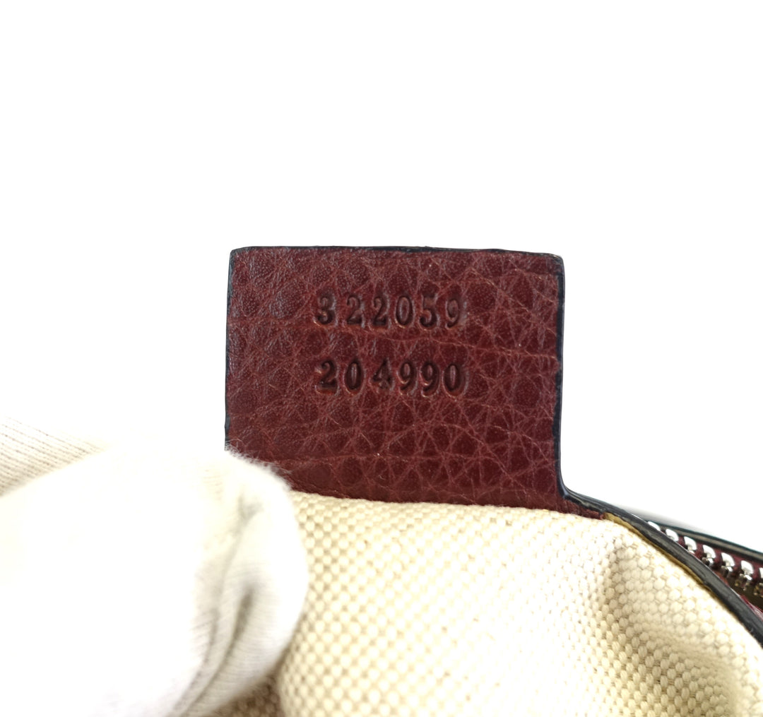 soho calf leather front flap pocket medium bag