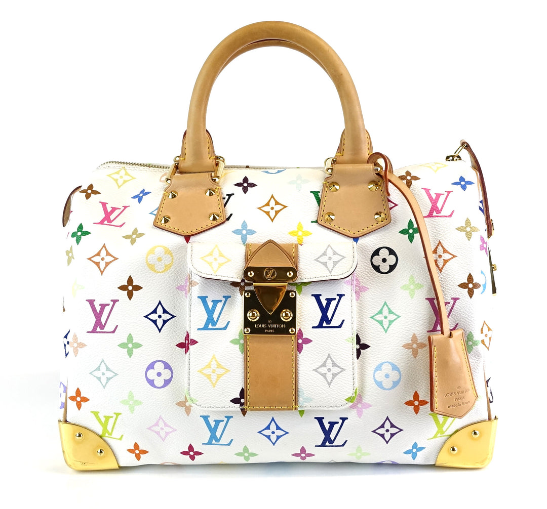 speedy 30 multicolore canvas handbag