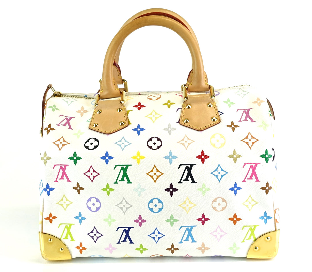 speedy 30 multicolore canvas handbag