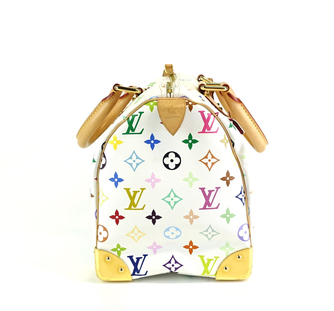 speedy 30 multicolore canvas handbag