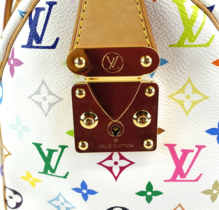 speedy 30 multicolore canvas handbag
