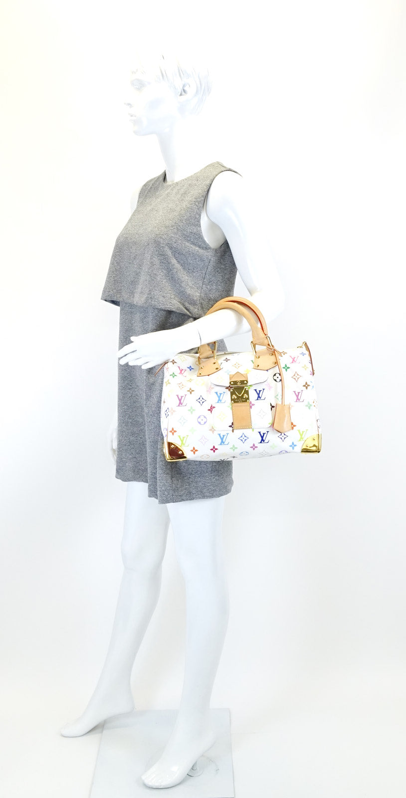 speedy 30 multicolore canvas handbag