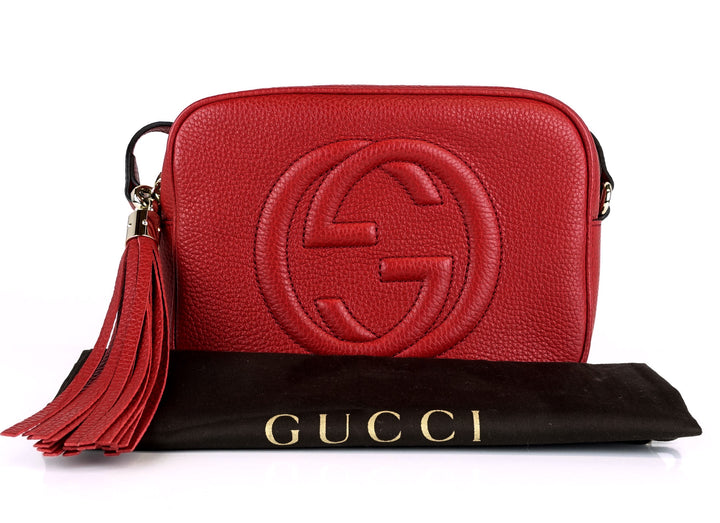 soho disco grained leather small crossbody bag
