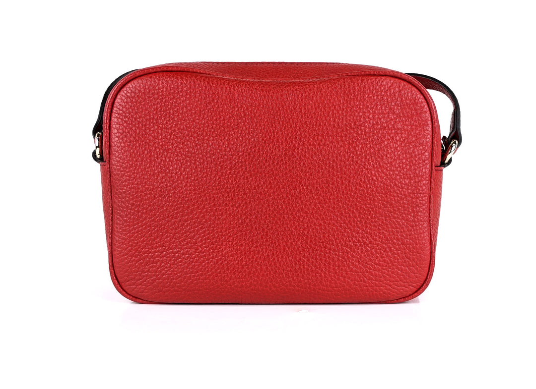 soho disco grained leather small crossbody bag