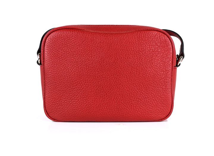soho disco grained leather small crossbody bag