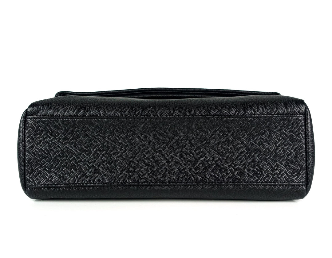 west hollywood textured calf leather medium bag