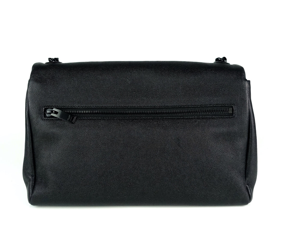 west hollywood textured calf leather medium bag