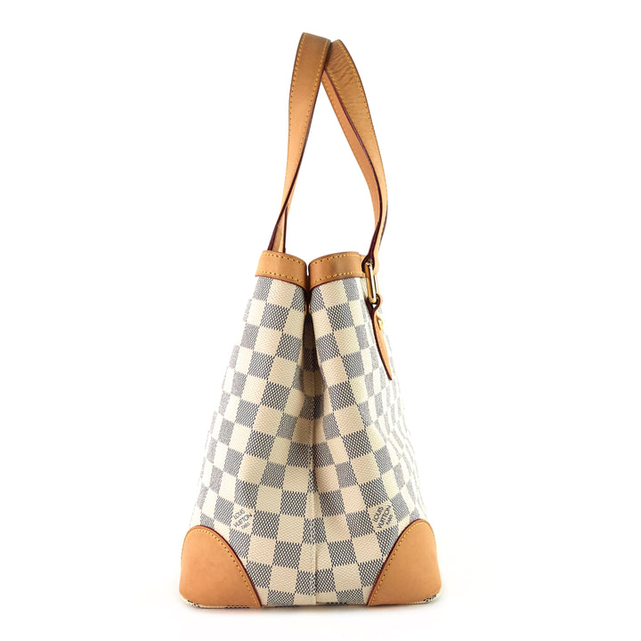 hampstead pm damier azur canvas tote bag
