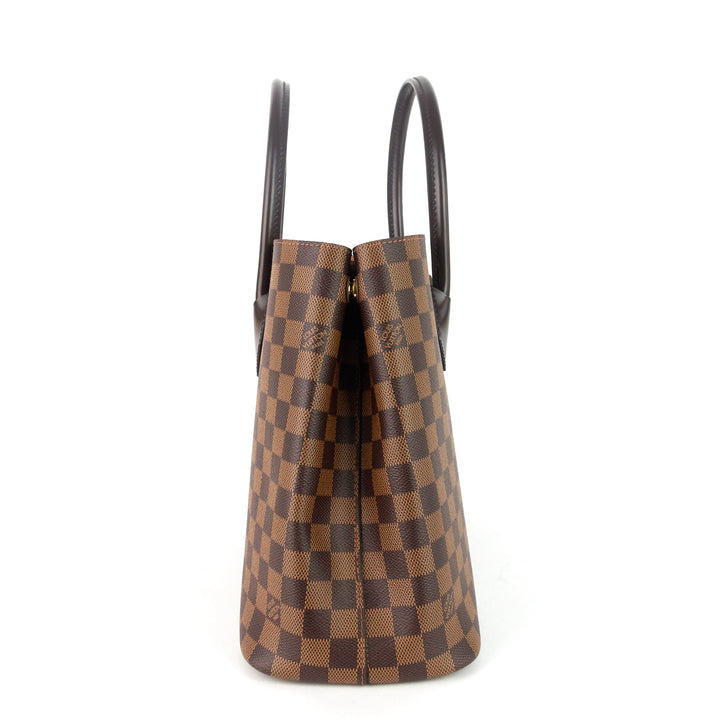 kensington damier ebene canvas tote bag