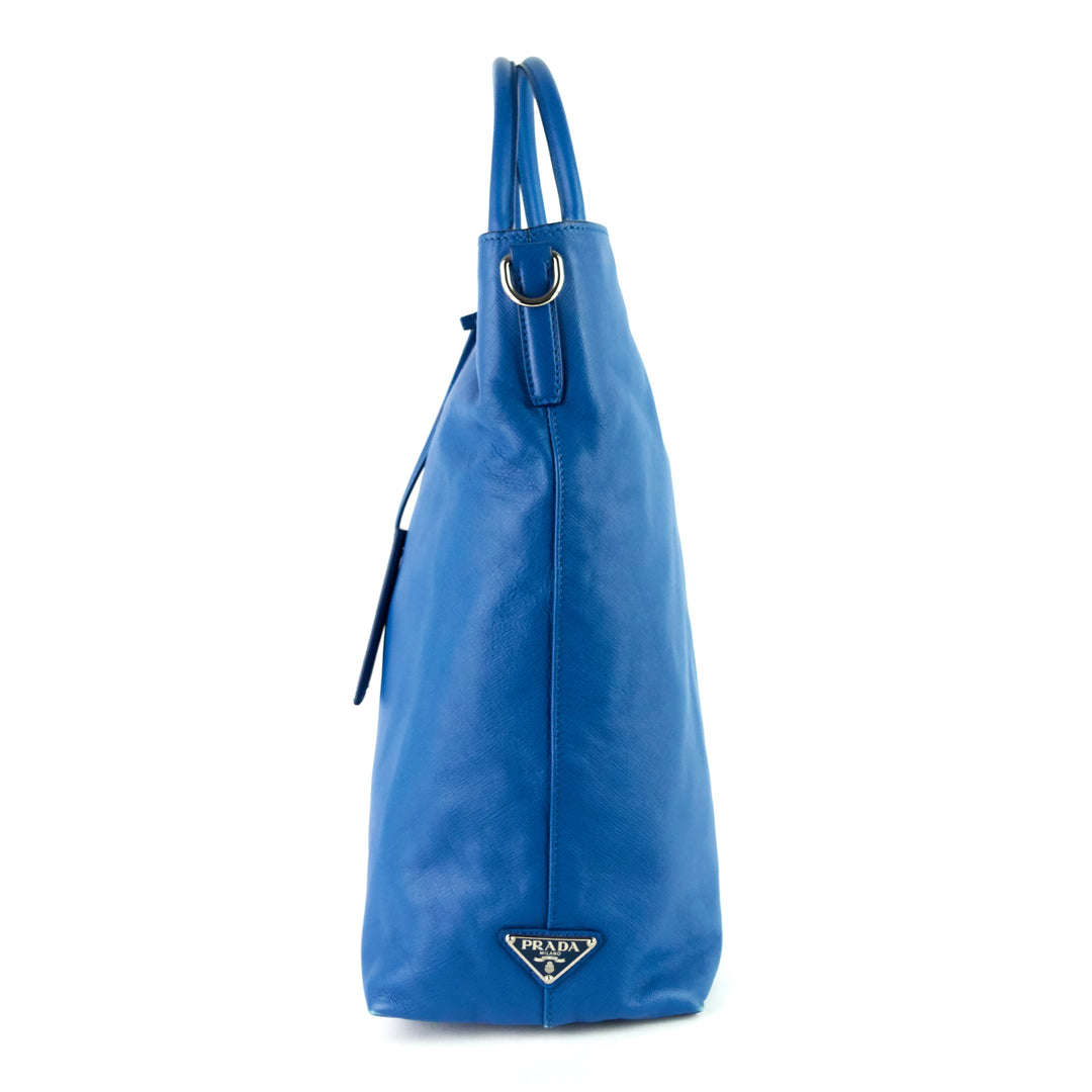 convertible saffiano leather soft shopping bag