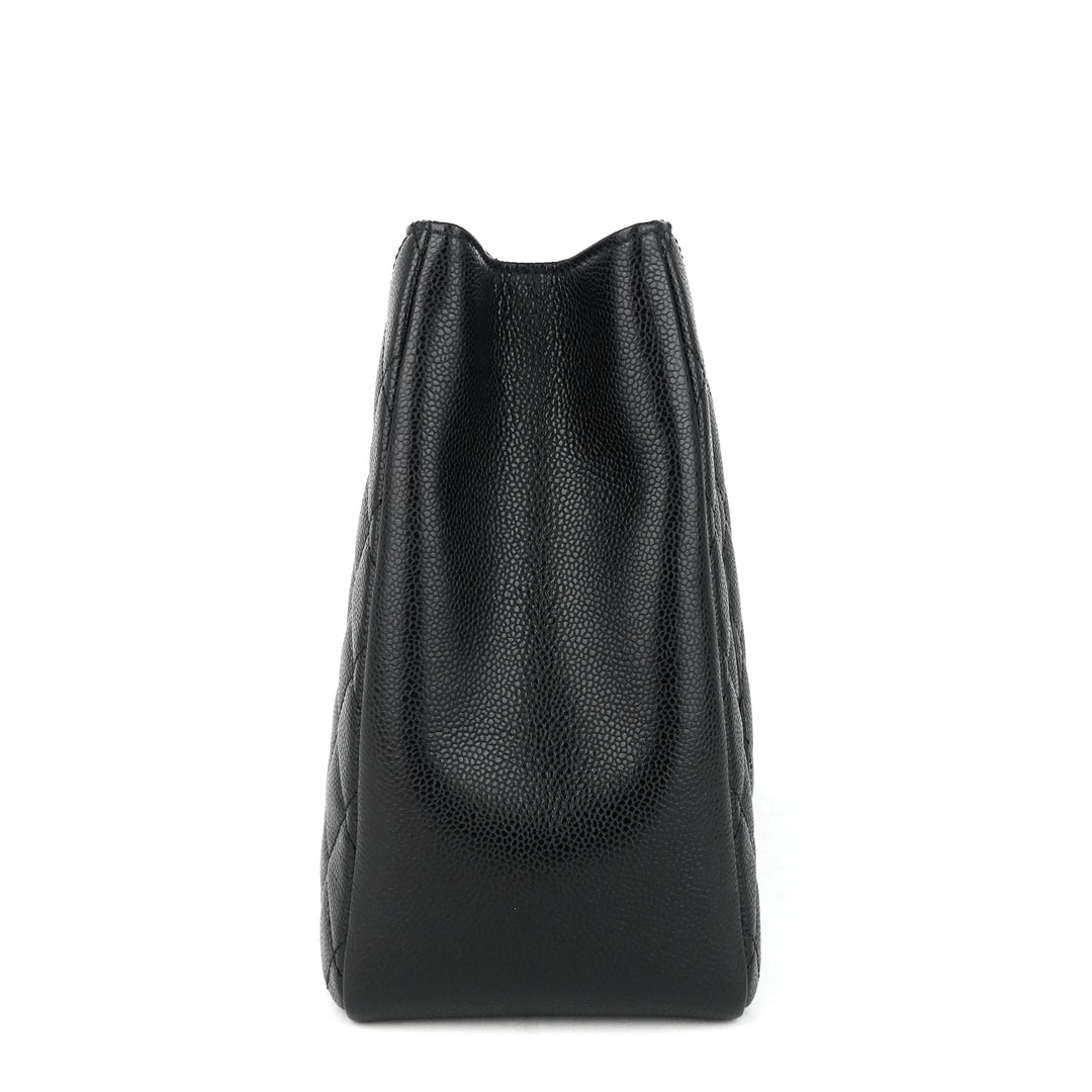 grand shopping tote gst caviar leather bag