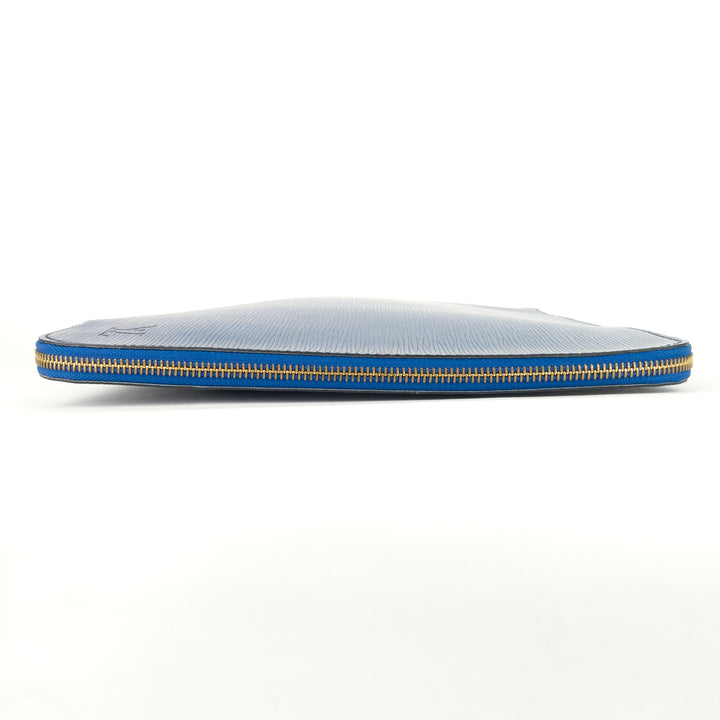 poche documents portfolio epi leather pouch