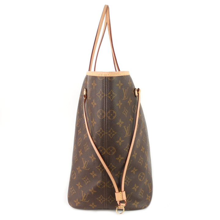 neverfull gm monogram canvas tote bag